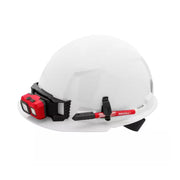Milwaukee 48-73-1100 BOLT White Front Brim Hard Hat w/4pt Ratcheting Suspension (USA) - Type 1, Class E