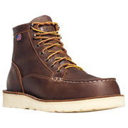 Danner 15563 Bull Run Moc Toe Wedge Work Boots for Men - Brown - 12M