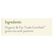 Rishi Tea Organic Scented Green Tea Jasmine, 15 Biodegradable Sachet Bags