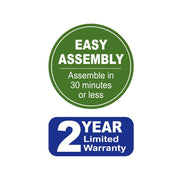 Mainstays Dashwood 4pc Outdoor Patio Conversation Set, Cream Olefin Fabric, Steel Frame, Weatherproof, MS2328079419001