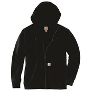 Carhartt Paxton Men's Midweight Thermal-Lined Full-Zip Sweatshirt, Rain Defender Water-Repellent, Black, X-Large, 104078-001
