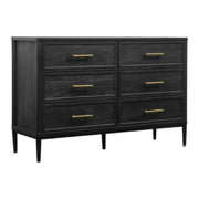 Better Homes & Gardens Oaklee 6 -Drawer Dresser Box 1 Charcoal Finish