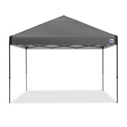 E-Z UP 12x12 Instant Canopy ONE-UP Vented Pop Up Tent, 144 Sq Ft Outdoor Shade Shelter, Gray with Roller Bag