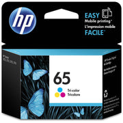 HP, N9K01AN#140, 65 Tri-Color Original Ink Cartridge