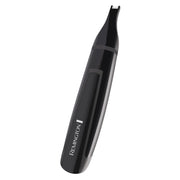 Remington Nose and Ear Hair Trimmer with Alloy Steel Blade, Detachable Head, Battery Powered, Black, NE3150