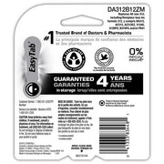 Duracell 281 Easy Tab Hearing Aid Batteries, Size, 312, 16 count