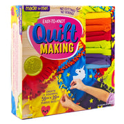 Made By Me 93436HNDRF Easy-to-Knot Quilt Making Kit