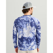 Huk Pursuit Mossy Oak Long-Sleeve T-Shirt - Mossy Oak Elements Stormwater Skipper Blue - 3XL