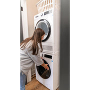 Magic Chef Front Load Washer, 2.2 Cu. Ft., 24 In, White, Digital Drive Motor, Twin Jet Washing Technology, 15 Wash Cycles MCSFLW24W1