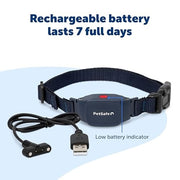 PetSafe NanoBark 2.0 Dog Training Collar for Small Dogs, Adjustable 4-15 in Neck, Waterproof, Rechargeable Battery, PBC00-18240