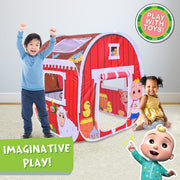 Cocomelon 320688 Old MacDonald's Musical Barn Indoor/Outdoor Pop Up Tent