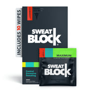 SweatBlock Antiperspirant Wipes, Maximum Clinical Strength, Sweat and Odor Control, Dermatologist Tested, Alcohol-Free, 30 Count
