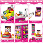 UUSUOO 922-196 Supermarket Playset for Kids,Pretend Play