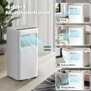 KISSAIR NPL6-05C/X1E 5000 BTU (8000 BTU ASHRAE) Portable AC 3-in-1 with Dehumidifier/Fan/Sle