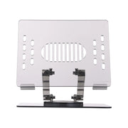 Incipio ICPS003 Translucent Adjustable Laptop Stand, Foldable Portable Computer and Tablet Stand, 360 Rotating, Gray