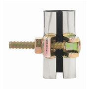 B&K 1-Bolt Pipe Repair Clamp, Galvanized 430 Stainless Steel, 1 in x 3 in, Single Bolt, Durable Construction, 160-605
