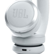 JBL Live 460NC  On-Ear Nc Headphones - White