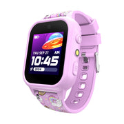 iTech Junior IJ4S03-P01 4 Kids Girls' Smartwatch with Camera, Audiobooks, and Games Fuchsia Case with Fuchsia Donut Caricature Strap