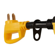 Camco Power Grip 50-Amp Voltage Protector with 4,200 Joules Surge Protection, Diagnostic LEDs, Weatherproof Design, Ergonomic Handles, Model 55306