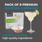 Bartesian Margarita Cocktail Mixer Capsules for Cocktail Machine Home Bar Mixology Cocktails Mix Pod Capsule Set To Use With the Bartesian Cocktail Drink Maker Machine Pack of 8