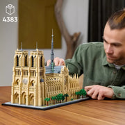 LEGO 6470586 Architecture Notre-Dame de Paris Replica Build and Display Set 21061