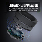 Nacon RIG 900 MAX HX Dual Wireless Gaming Headset, Dolby Atmos 3D Audio, Bluetooth 5.2, Multi-Function Charging Base, Black, 10-1647-01
