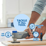 Dremel MM12V-S1 Blueprint 12V Brushless Oscillating Multi-Tool with Integrated Application Selector, MM12V-S1