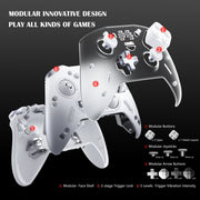 BEITONG BTP-T9 Zeus 2 Optical Micro Switches Elite Game Controller for PC Switch Mobile, Keys Modular(Black)