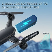 Unbranded JY01 Foldable GPS Drone With 4K Camera, Black