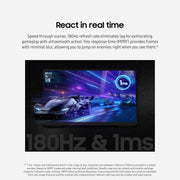 Samsung Odyssey G3 24-Inch FHD 180Hz 1ms VA LED Gaming Monitor, AMD FreeSync, Black, LS24DG302ENXZA