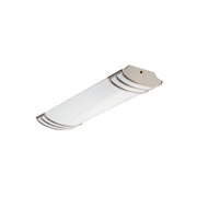 Lithonia Lighting FMLFUTL 48 840 BN 4000K LED Linear Flush Mount, 4', Brushed Nickel