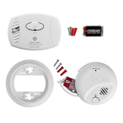 First Alert Standard Battery-Operated Smoke Alarm and Carbon Monoxide Alarm Combo Pack, White, Precision Detection Technology, SMI100 CO400