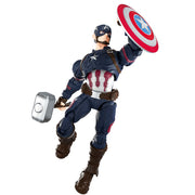 Blokees Champion Class Marvel Infinity Saga Captain America Snap-Fit Model Kit, 1:6 Scale, Blue, CC03