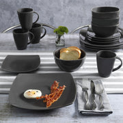 Gibson Home Soho Lounge Square Stoneware 16-piece Dinnerware Set