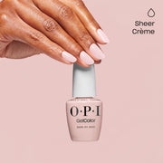 OPI GelColor Bare My Soul Sheer Soft Beige Crme Gel Nail Polish, 0.5 Fl Oz, Vegan, HEMA Free, Long-Lasting Wear