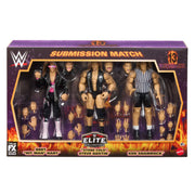 Mattel WWE Elite Legacy Submission Match 3-Pack Action Figures, Bret Hart, Stone Cold Steve Austin, Ken Shamrock, 6-Inch, JHL71