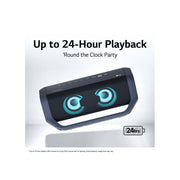 LG XBOOM Go P7 Portable Wireless Bluetooth Speaker, 30W RMS, IPX5 Water Resistant, 24-Hour Battery Life, Black