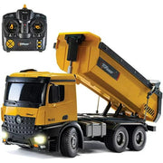 Top Race TR-212 Remote Control Construction Dump Truck Toy - Bruder Trucks
