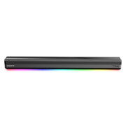Monster 36-Inch Dolby Atmos Soundbar, 300W Max Power, Bluetooth 5.4 with Auracast, IPX4 Water Resistant, Gaming LED Lights, Black