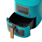The Pioneer Woman Air Fryer, 5.8 Qt, Teal Speckle, 1500W, Digital Touch Control, 6 Presets, PW8502294814-02