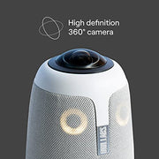 Owl Labs Meeting Owl 3 Conference Room Camera, 360 1080p HD Video, AI-Driven Speaker Tracking, 18-Foot Mic Pickup, USB-C, Gray, MTW300-1000