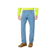 Carhartt Men's Relaxed Straight Jeans, Midweight Denim, Cove, W34 x L30, Five-Pocket Design, 105119-H83