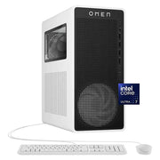 HP OMEN 16L Gaming Desktop, Intel Core Ultra 7 265F Processor, 16GB DDR5 RAM, NVIDIA GeForce RTX 5060 Ti 16GB GDDR7, 1TB PCIe NVMe SSD, Panda Metal Finish