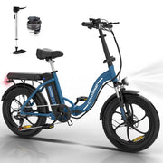 Colorway 20x3.0 Fat Tire Electric Bike, 11.2Ah/36V/500W E-Bike, 7-SHIMANO 19.9MPH Bicycle