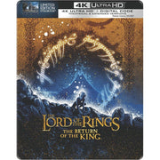 New Line Home Video The Lord of the Rings Return of the King Limited Edition 4K Ultra HD Steelbook with Extended and Theatrical Versions, Digital Copy, Bonus Content