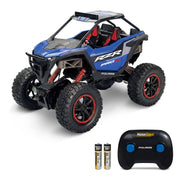 Motor Dayz R4-14A75U-BL Remote Control Polaris RZR 4x4 Buggy, 1:14 Scale, Blue, Battery-Powered, USB Rechargeable