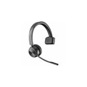 HP Poly Wireless DECT Headset System for Desk Phones, Mono Over-Ear, Noise Cancelling Microphone, 393.7 ft Range, Black, 783Q5AA#ABA