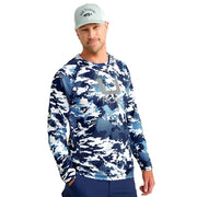 Huk KC Icon Apex Vert Long-Sleeve Hoodie for Men - Marolina Blue - L