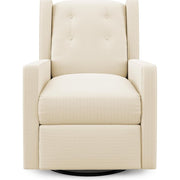 Baby Relax Shirley Swivel Glider Recliner Chair - White