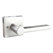 Flat Bar Lever Dummy Handle - Satin Nickel